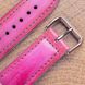 Ремінець із натуральної шкіри Pink для годинника Apple Watch (series 8/7/SE/6/5/4/3/2) SKU0040-14 фото 3