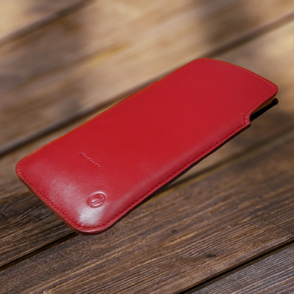 Чохол карман з натуральної шкіри Red для Samsung Note Series ручної роботи | Червоний SKU0010-15 фото