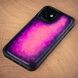 Чохол бампер зі натуральної шкіри Exclusive для Xiaomi Series ручне фарбування | Фіолетовий SKU0020-15 фото 3