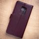 Classic handmade leather book сases ELITE for iPhone 10 | Bordeaux SKU0001-1 photo 2