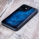 Чохол бампер зі натуральної шкіри Exclusive для Xiaomi Mi Series ручне фарбування | Синій SKU0020-8 фото 4