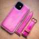 Чохол бампер зі натуральної шкіри Exclusive для Xiaomi Series ручне фарбування | Рожевий SKU0020-17 фото 5