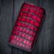 Чехол карман из кожи ящерицы Wizard для Apple Iphone окрашен | Красный SKU0010-2 фото 1