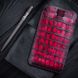 Чехол карман из кожи ящерицы Wizard для Apple Iphone окрашен | Красный SKU0010-2 фото 2