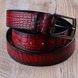 Gradient Croco Genuine Calfskin Belt | Red SKU0070-5 photo 1