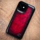 Чохол бампер зі натуральної шкіри Exclusive для Xiaomi Mi Series ручне фарбування | Червоний SKU0020-9 фото 1