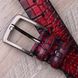 Gradient Croco Genuine Calfskin Belt | Red SKU0070-5 photo 3
