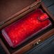Чехол флип Exclusive из натуральной кожи для Xiaomi Mi Series ручной работы | Красный SKU0030-1 фото 4