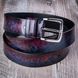 Gradient One Calf leather Belt | Violet-Dark Blue SKU0070-1 photo 1