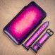 Чохол карман зі "живої" шкіри Exclusive для Samsung Note Series ручне фарбування | Фіолетовий SKU0010-11 фото 6
