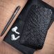 Чохол карман з натуральної шкіри під крокодила Crocodille для Samsung M Series ручної роботи | Чорний SKU0010-4 фото 7