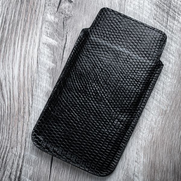 Чохол карман зі шкіри варана Monitor Lizard для Xiaomi Series | Чорний SKU0010-7 фото