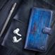 Вінтажний шкіряний чохол книжка Exclusive для Samsung Series S | Синій SKU0003-4 фото 9