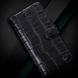 Чохол книжка Crocodille із натуральної шкіри для Samsung Series S | Чорний | Глянець SKU0002-3 фото 4