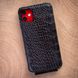 Чехол флип Liberty из натуральной кожи под крокодила для Xiaomi Mi Series | Коричневый SKU0030-5 фото 2