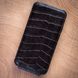 Чехол флип Liberty из натуральной кожи под крокодила для Xiaomi Mi Series | Коричневый SKU0030-5 фото 1