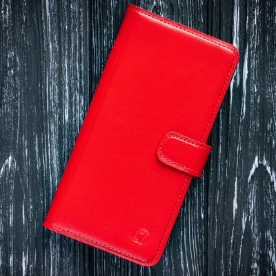 Класичний шкіряний чохол книжка ELITE для Xiaomi Mi Series ручної роботи | Червоний SKU0001-2 фото