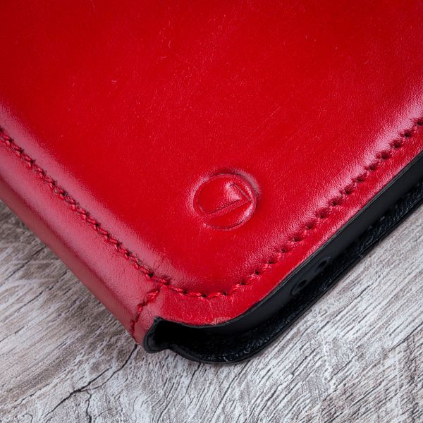 Шкіряний чохол фліп ELITE для Xiaomi Mi Series | Червоний SKU0030-6 фото