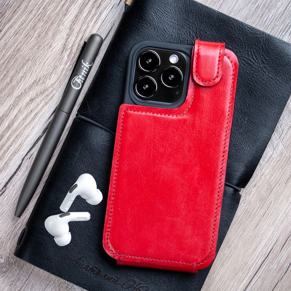 ELITE flip leather case for Xiaomi Mi Series | Red SKU0030-6 photo