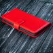 Классический кожаный чехол книжка ELITE для Xiaomi Mi Series ручной работы | Красный SKU0001-2 фото 6