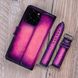 Винтажный кожаный чехол книга Exclusive для Xiaomi Mi Series | Фиолетовый SKU0003-5 фото 5