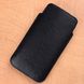 Чохол карман з натуральної шкіри Black для Xiaomi Mi Series ручної роботи | Чорний SKU0010-12 фото 1