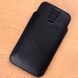 Чохол карман з натуральної шкіри Black для Xiaomi Mi Series ручної роботи | Чорний SKU0010-12 фото 3