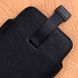 Чехол карман из натуральной кожи Black для Xiaomi Mi Series ручной работы | Черный SKU0010-12 фото 5
