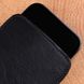 Чехол карман из натуральной кожи Black для Xiaomi Mi Series ручной работы | Черный SKU0010-12 фото 2
