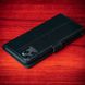 Класичний шкіряний чохол книжка ELITE для Xiaomi Mi Series ручної роботи | Чорний | Глянець SKU0001-4 фото 6