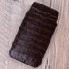 Чохол карман із телячої шкіри під крокодила Сhic Сrocodile для Xiaomi Mi Series | Коричневий SKU0010-13 фото 1
