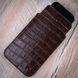 Чохол карман із телячої шкіри під крокодила Сhic Сrocodile для Xiaomi Mi Series | Коричневий SKU0010-13 фото 3