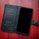 Класичний шкіряний чохол книжка ELITE для Xiaomi Mi Series ручної роботи | Чорний | Глянець SKU0001-4 фото 3