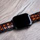Ремінець зі шкіри крокодила Croco Orange для Apple Watch (series 9/8/7/SE/6/5/4/3/2) SKU0040-19 фото 7