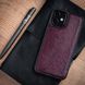 Handcrafted Iguana Leather Bumper Case for Samsung Series S | Bordeaux SKU0020-4 photo 7