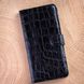 Чохол книжка Crocodille з натуральної шкіри для Samsung Series S | Темний бордо | Глянець SKU0002-4 фото 6