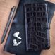 Чохол книжка Crocodille з натуральної шкіри для Samsung Series S | Темний бордо | Глянець SKU0002-4 фото 10