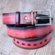 Gradient Three Belt | Natural Calf Leather | Pink SKU0070-4 photo 1