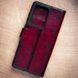 Вінтажний шкіряний чохол книжка Exclusive для Xiaomi Mi Series | Бордо SKU0003-3 фото 2