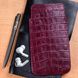 Чохол карман із телячої шкіри під крокодила Сhic Сrocodile для Xiaomi Series | Бордовий SKU0010-14 фото 10