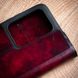 Вінтажний шкіряний чохол книжка Exclusive для Xiaomi Mi Series | Бордо SKU0003-3 фото 7