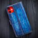 Винтажный кожаный чехол книга Exclusive для Xiaomi Mi Series | Синий SKU0003-4 фото 4