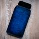Чохол карман зі "живої" шкіри Exclusive для Apple Iphone ручне фарбування | Синій SKU0010-5 фото 1
