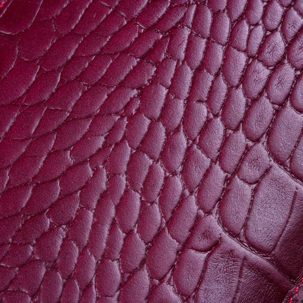 Чохол карман із телячої шкіри під крокодила Сhic Сrocodile для Iphone | Бордовий SKU0010-14 фото