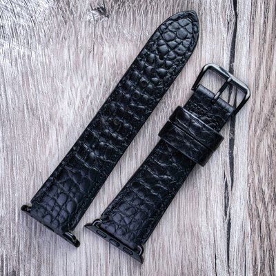 Calf Watch Strap ‘Crocodile-printed’ SKU0040-12 photo