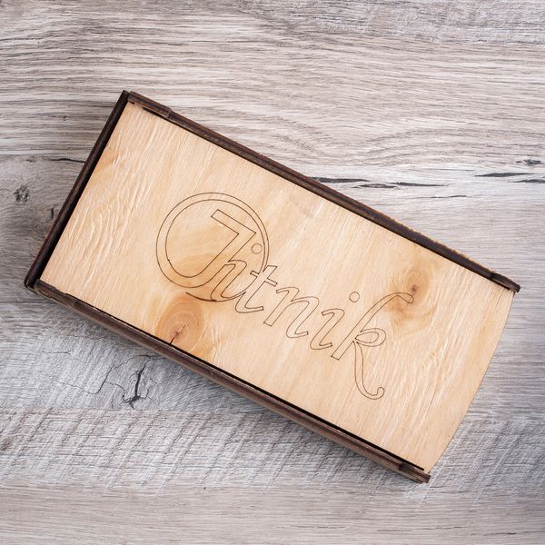 Branded Jitnik gift box, wood SKU0100-1 photo