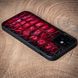 Чехол накладка из кожи крокодила Crocсo для Xiaomi Mi Series окрашен | Красный SKU0020-11 фото 4