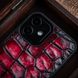Чехол накладка из кожи крокодила Crocсo для Xiaomi Mi Series окрашен | Красный SKU0020-11 фото 7