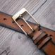 Genuine calf leather belt Gradient Four | Brown SKU0070-6 photo 6