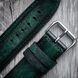 Ремінець із натуральної шкіри Green для годинника Apple Watch (series 8/7/SE/6/5/4/3/2) SKU0040-10 фото 3